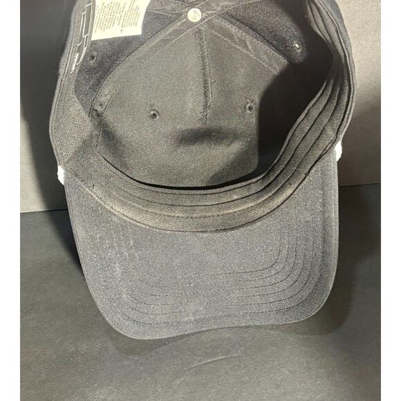 Adidas Black Rope Trim Baseball Hat Owl Logo Adjustable Cap One Size Fits Most - Picture 6 of 6